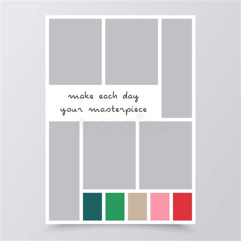 Image result for Collage Grid Layout Template