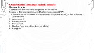 Toradh íomhá ar Statistical Database Security Topics for PPT