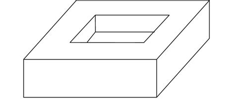 Image result for Rectangular Closed Pocket Which Are Intersecting at Edge of Rectangular Block