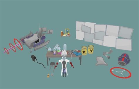 Toradh íomhá ar Science Lab Props