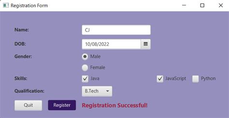 Afbeeldingsresultaten voor JavaFX GUI Form Chegg