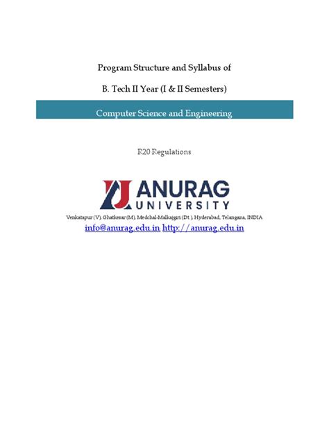 Image result for B.Tech CSE 2nd Year Syllabus