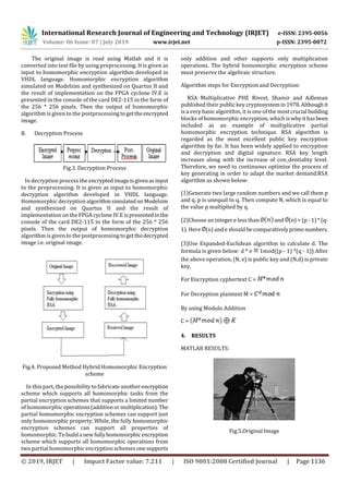 Image result for Fully Homomorphic Encryption Project Irjet
