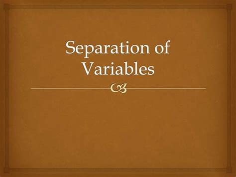 Toradh íomhá ar Separation of Variables of Poisson Equation