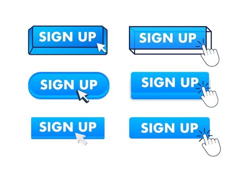 Image result for Sign Up Button Free Vector UI/UX