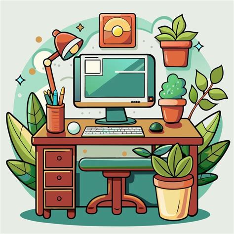 Computer Setup with Plants に対する画像結果