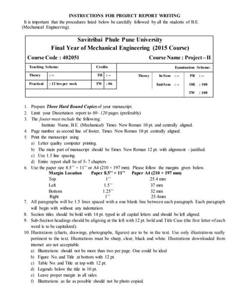 Image result for Standard Project Report Format