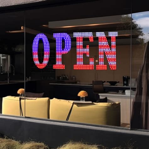 Image result for Bright LED Open Sign