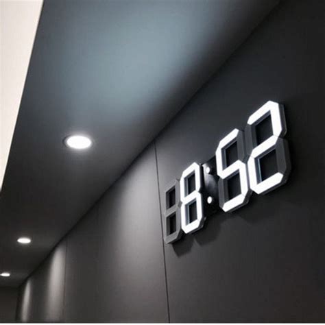 Image result for LED Digital Clock White