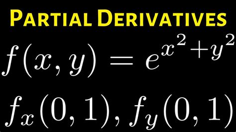Toradh íomhá ar Example of Partial Derivative