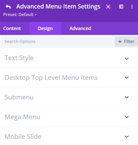 Image result for Advance Menu Script