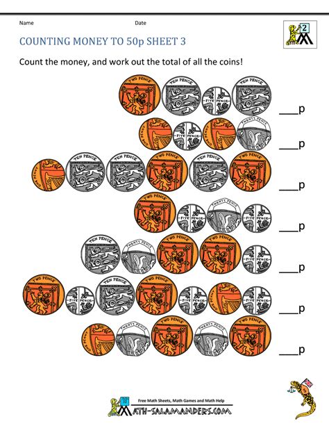 Image result for Easy Counting Money Worksheets