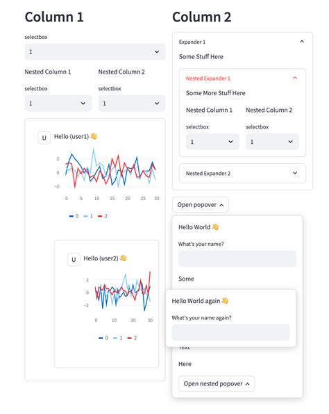 Image result for Streamlit Columns Layout Pattern