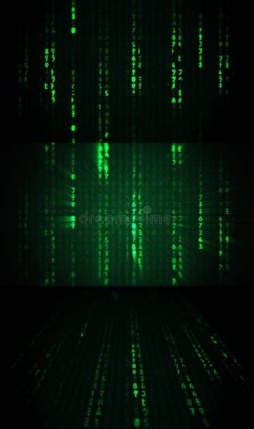 Toradh íomhá ar Matrix Scrolling Code Person