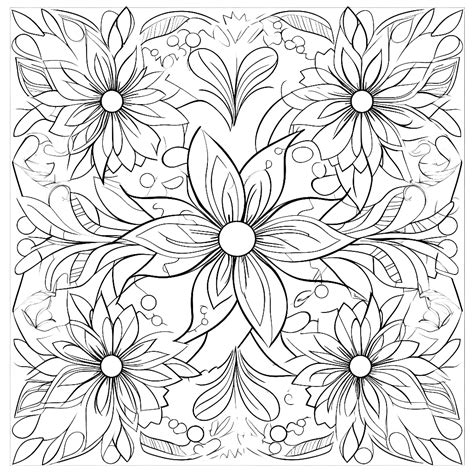 Image result for Flower Pattern Coloring Sheets