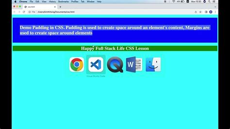 Toradh íomhá ar Padding CSS Top Bottom Left Right