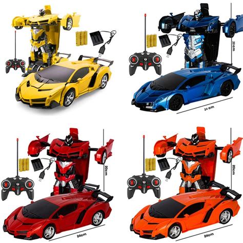 Remote Control Car Robot Toy Car One-click Transformation Robot ...