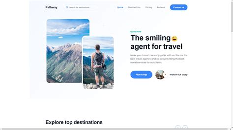 Landing Page HTML CSS Project に対する画像結果