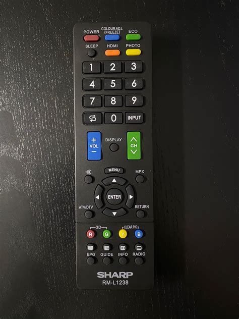 Image result for Sharp TV Remote