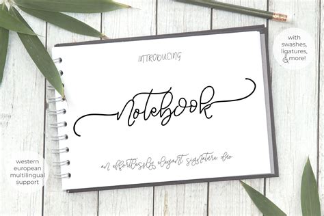 Image result for The Notebook Script Font