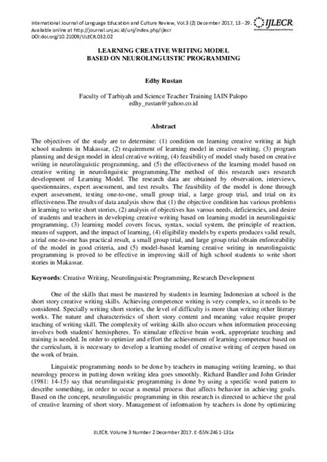 Toradh íomhá ar Creative Writing Model