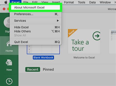 Image result for Check Excel Version Mac