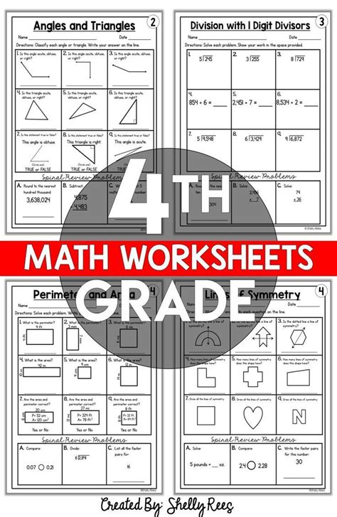 Common Core Math 4th Grade Worksheets に対する画像結果