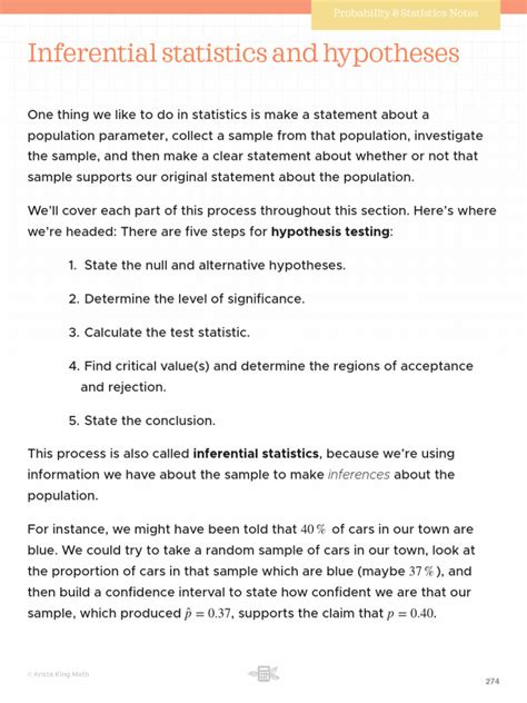 Image result for Inferential Statistics PDF