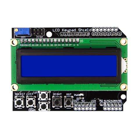 1602 LCD and Keypad Shield for Arduino に対する画像結果