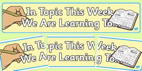 Image result for Our Topic. Display Sign