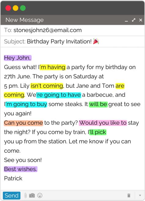 Toradh íomhá ar How to Write Mail