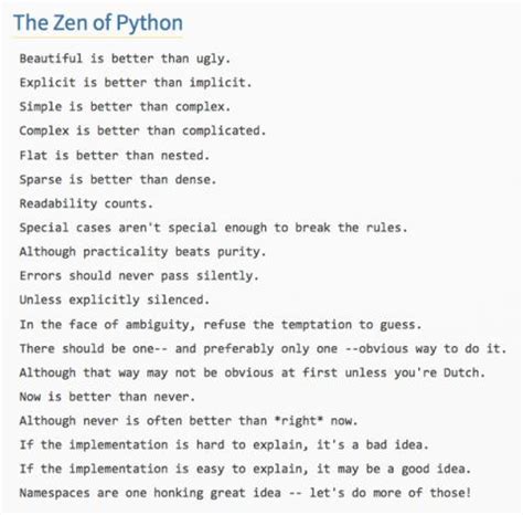 Image result for Best Practices Development Methodologies and the Zen of Python