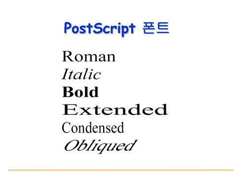 PostScript Font Example に対する画像結果