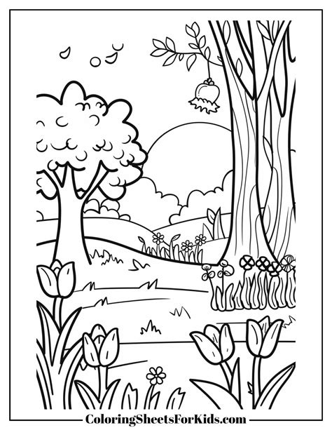 Image result for Free Printable Spring Coloring Pages