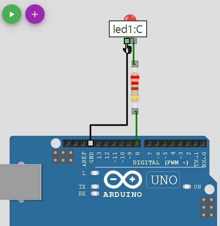 Online Arduino Simulator - 2022 - Blink an LED project- How to use ...