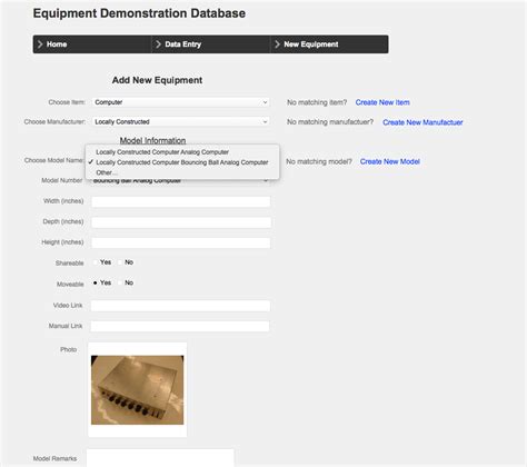 Toradh íomhá ar Inventory List FileMaker