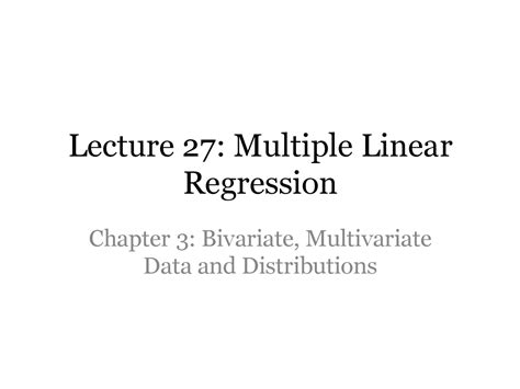 Practical Application of Multiple Linear Regression に対する画像結果