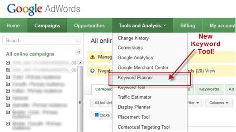 Image result for AdWords Research Tool