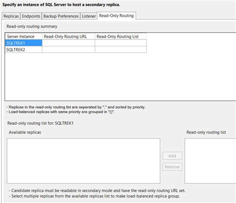 SQL AlwaysOn Appliaction Intend Read-Only に対する画像結果