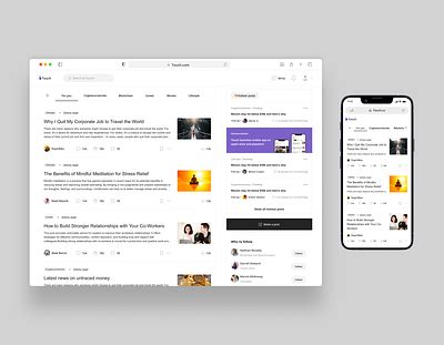 Image result for Blog UI Design Desktop
