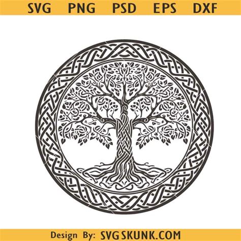 Toradh íomhá ar SVG Tree of Life Decals