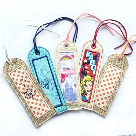 Image result for Machine Embroidery Bookmark Designs