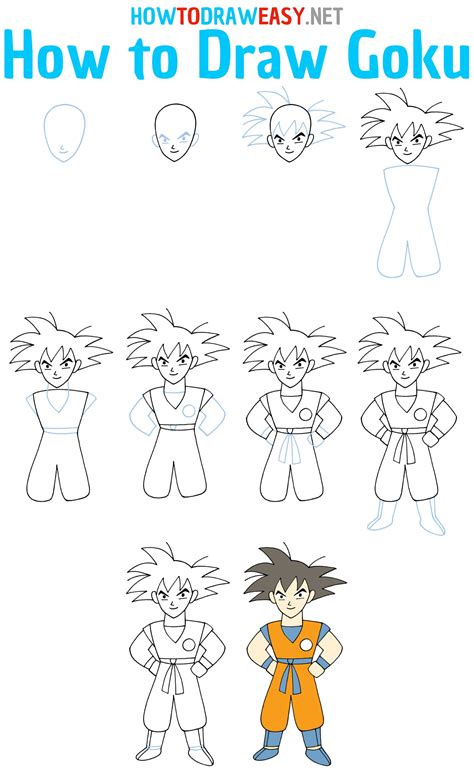 How to Draw Cute Goku 的图像结果