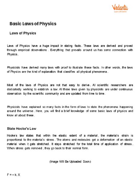 Image result for Physics Laws Examples