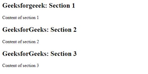 Afbeeldingsresultaten voor Section Tag Created by HTML