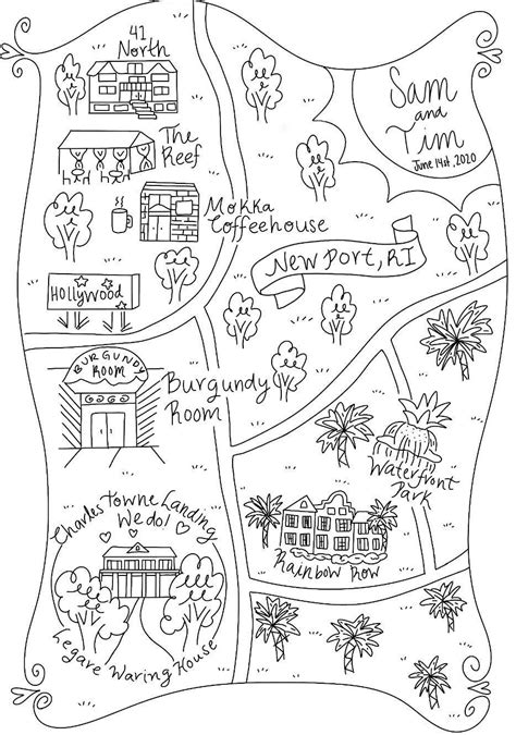 Image result for Custom Hand Drawn Map