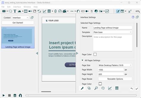 Basic Interface Example に対する画像結果