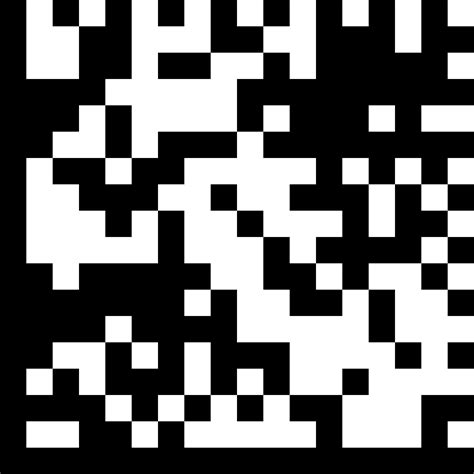 Toradh íomhá ar Data Matrix Barcode Generator