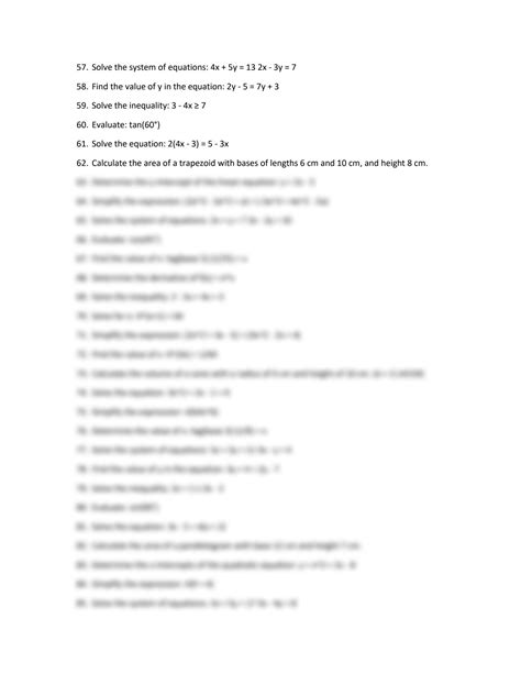 Image result for Basic High School Math Questions