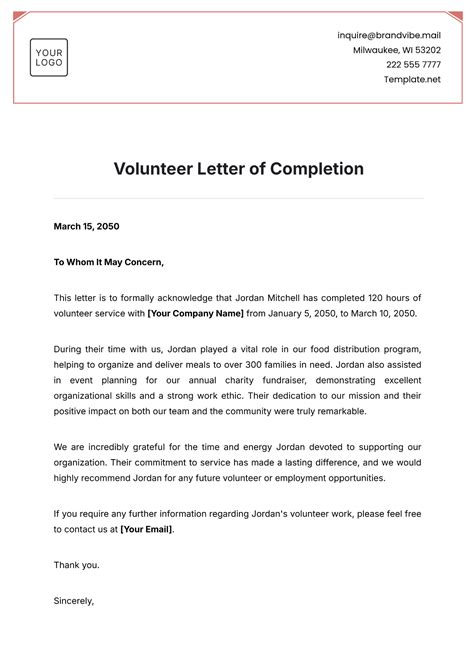 Image result for Completion Letter Format Community Service
